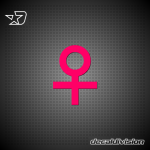 Female Symbol Sticker